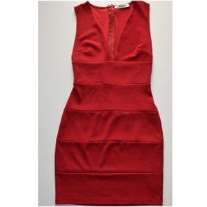 Mystic Red Bodycon Dress Sz S